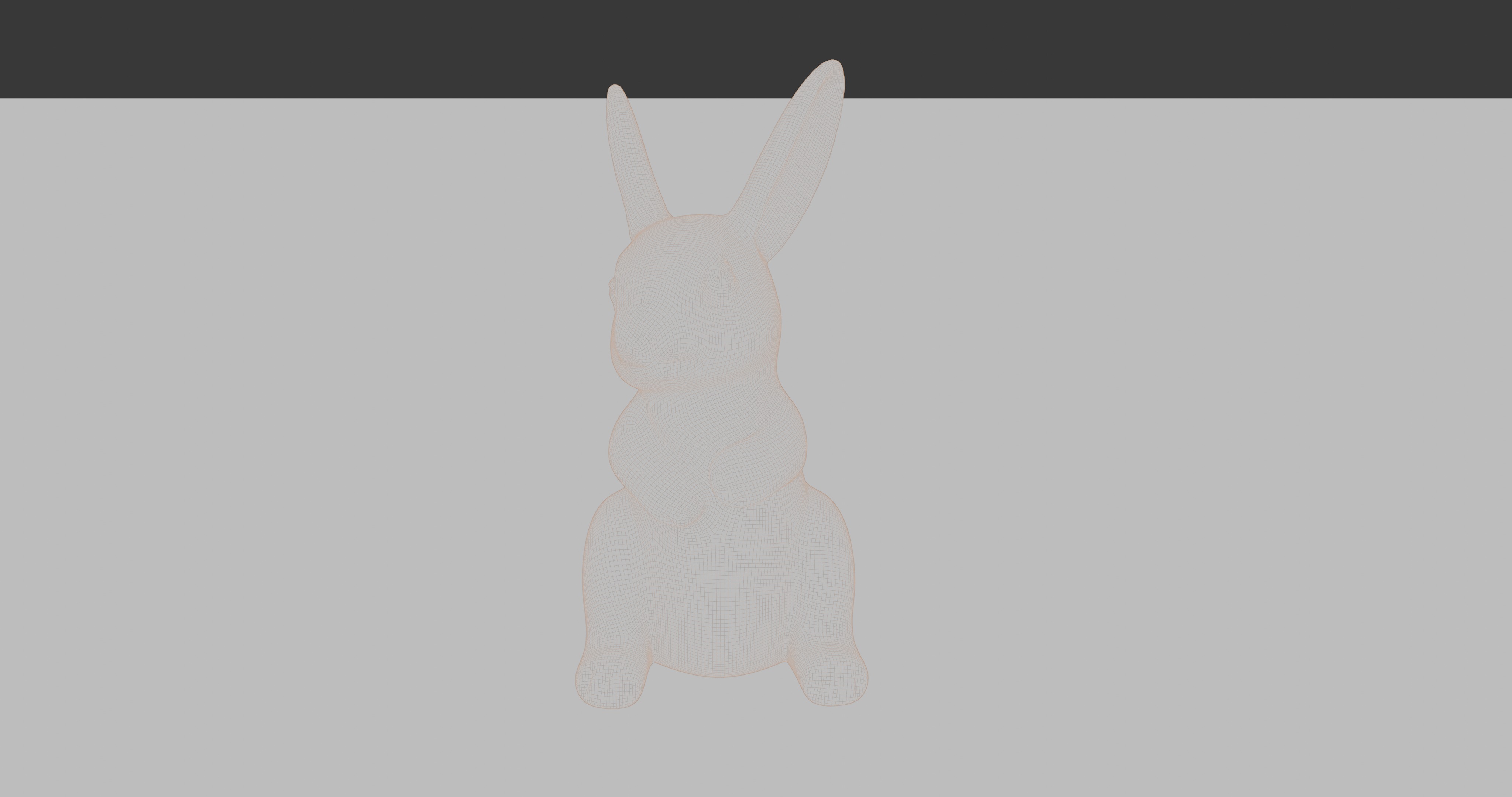 Rabbit for 3D Printing 3D print model_3
