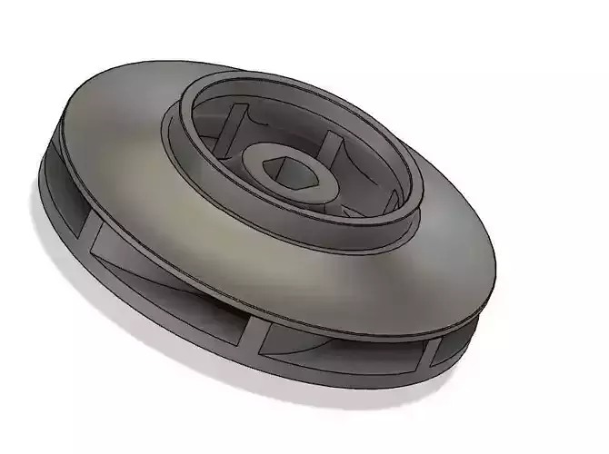 Salmson Impeller 3 2kw Vertical Pump  3D print model