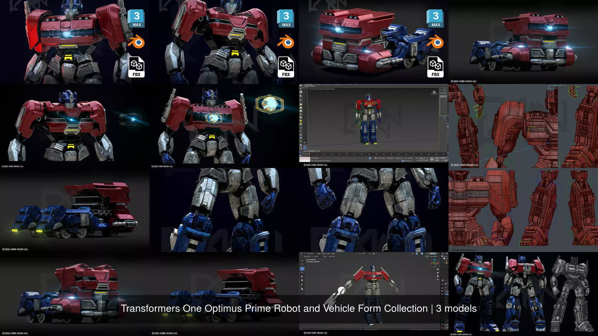 Transformers One Optimus Prime Robot and Vehicle Form Collection _0