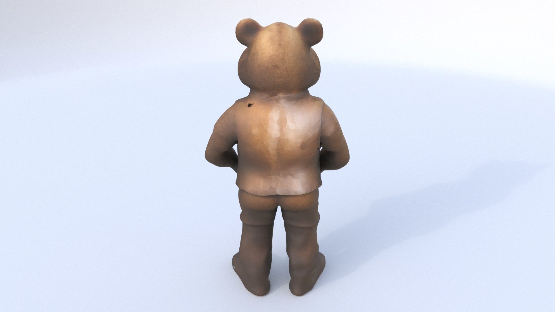 Brown bear 3D model_4