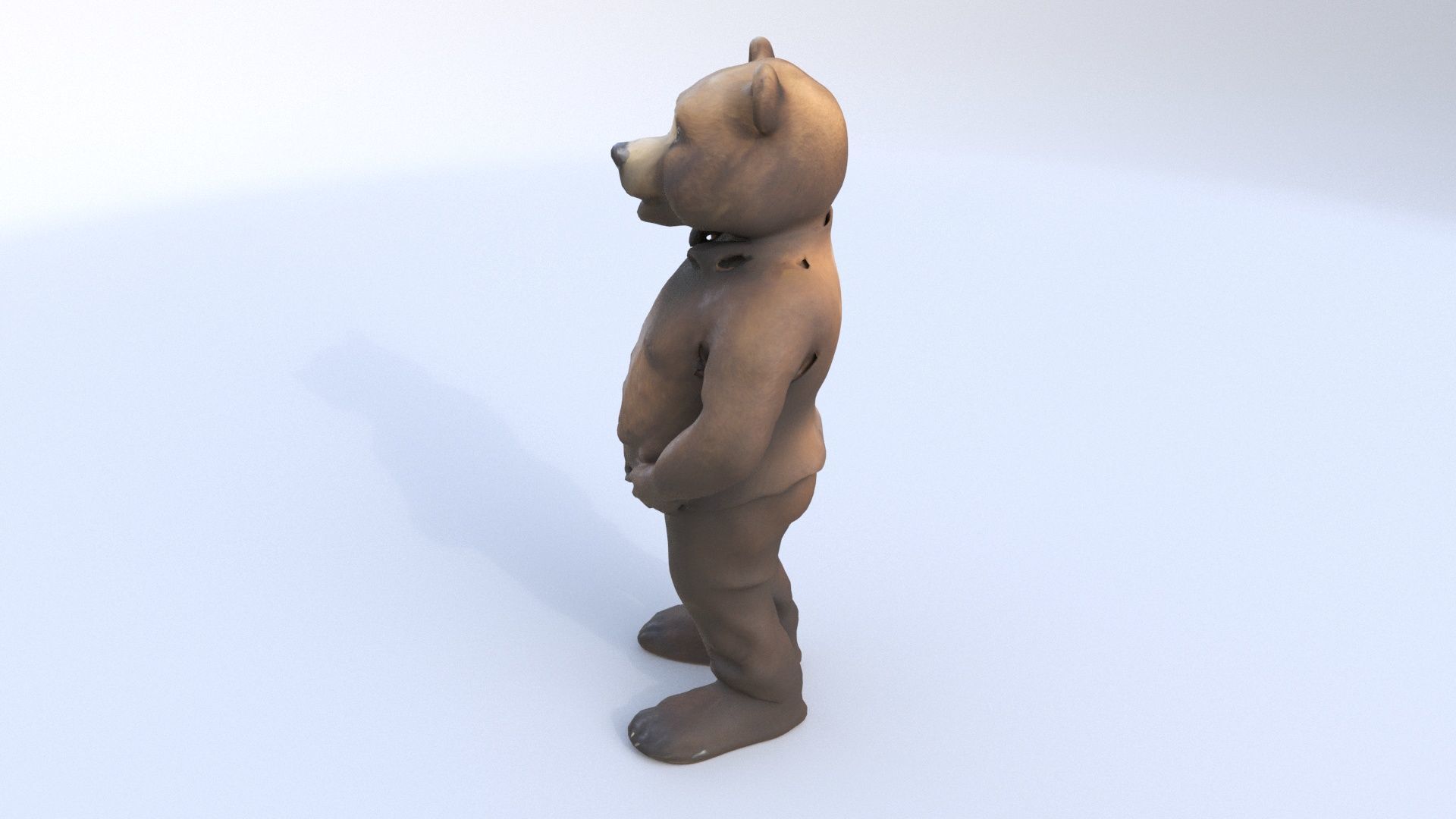 Brown bear 3D model_2