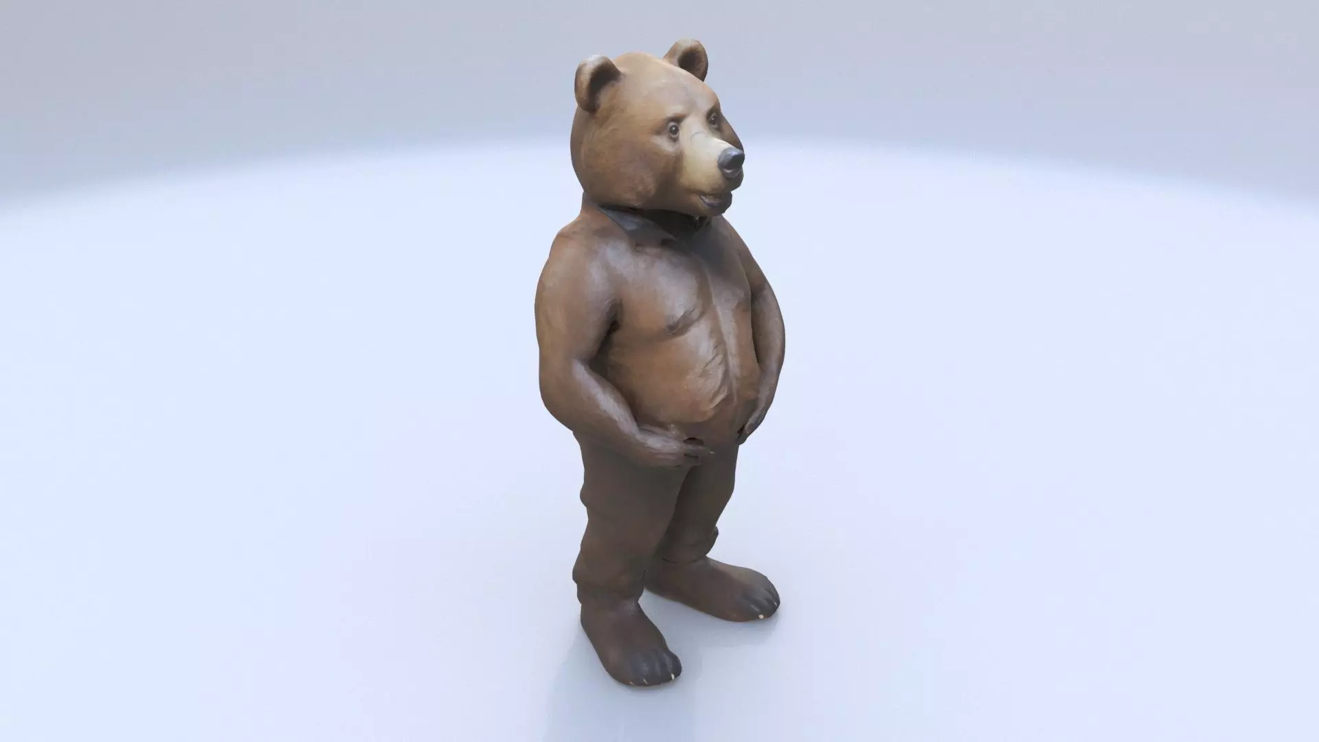 Brown bear 3D model_0