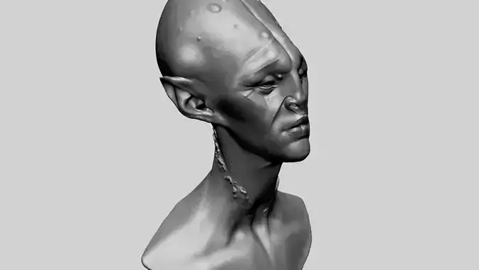 Female Creature Bust D