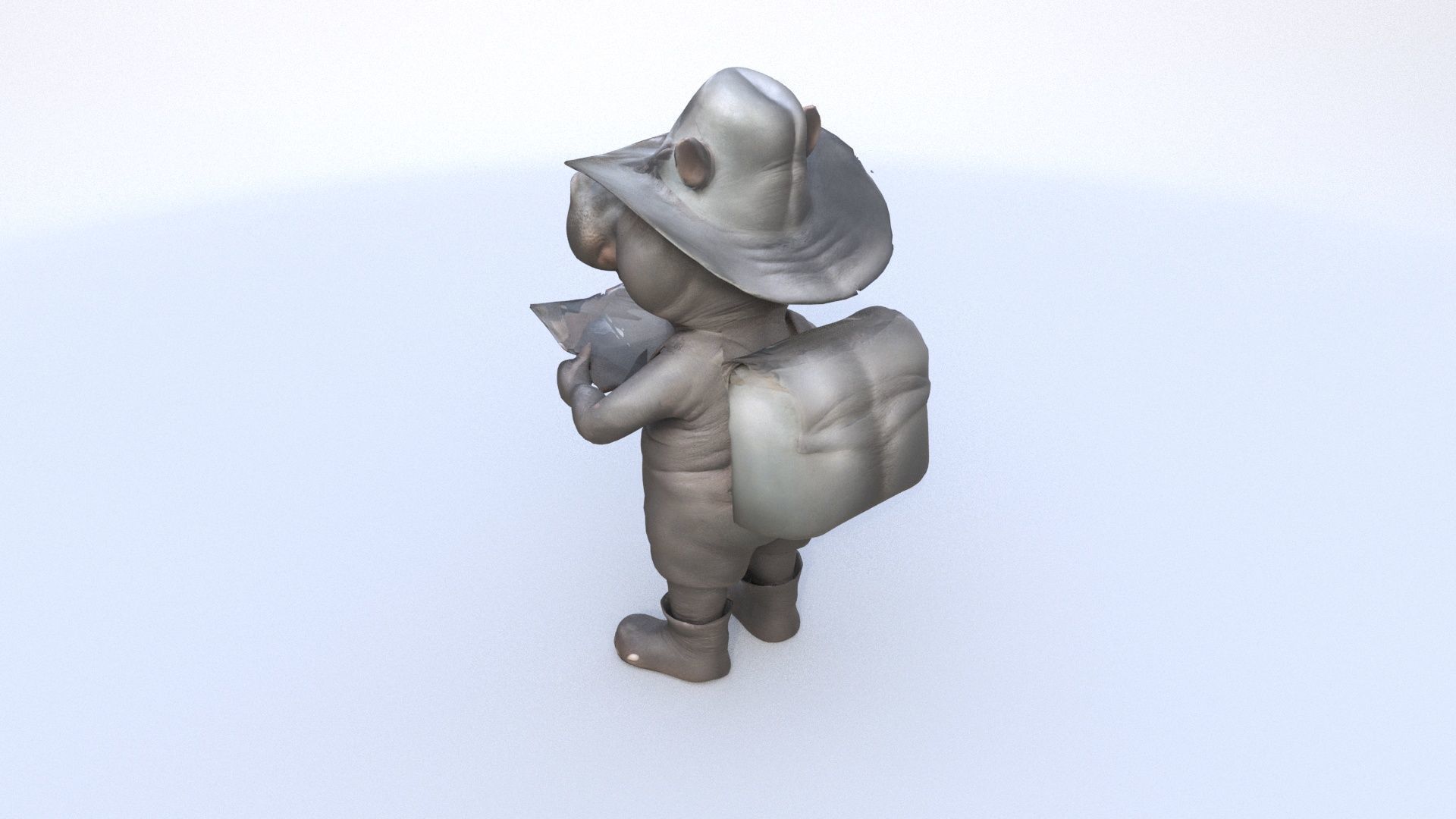 Hippopotamus 3D model_3