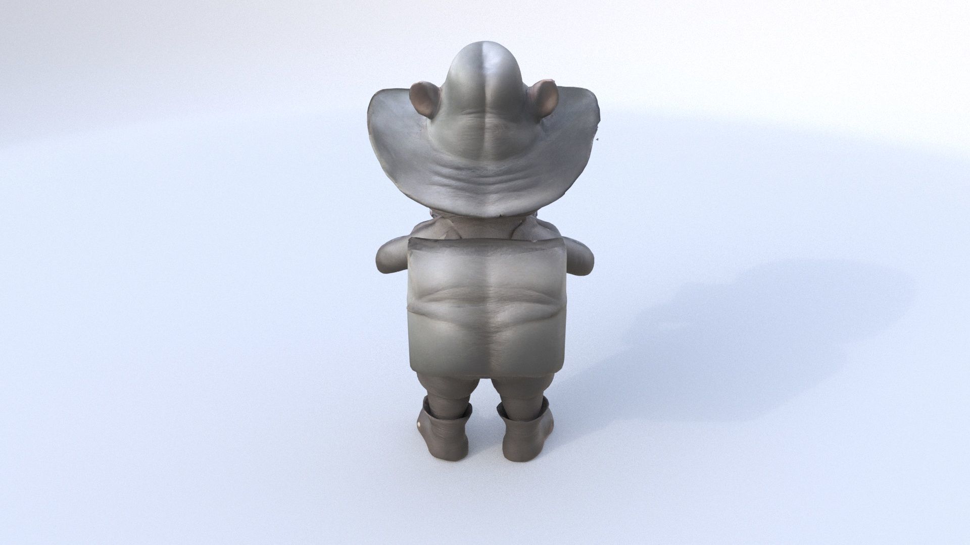 Hippopotamus 3D model_4