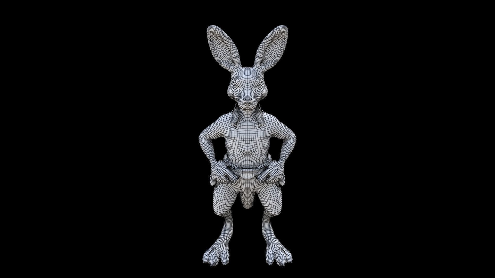 Kangaroo 3D model_6