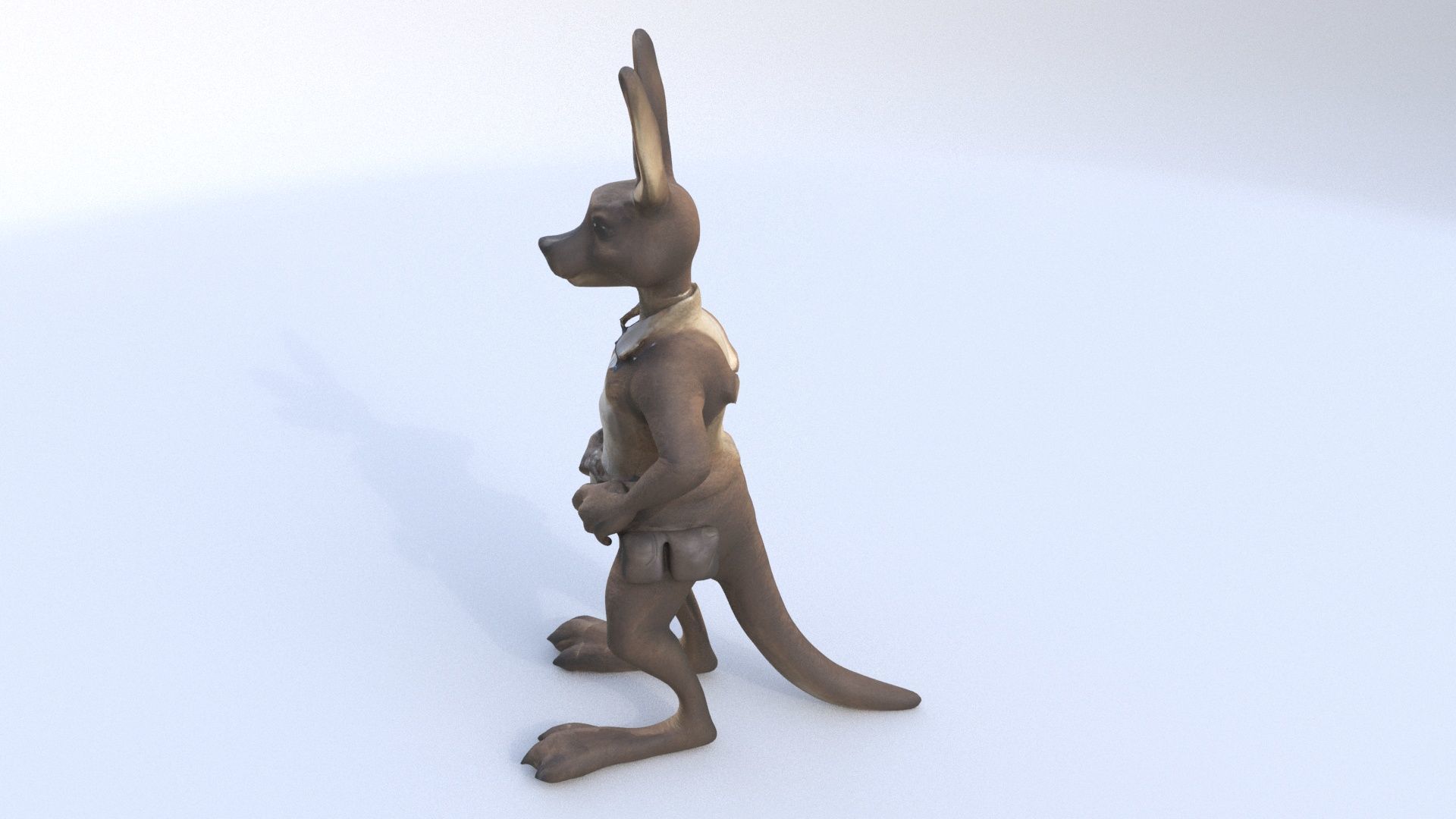 Kangaroo 3D model_2