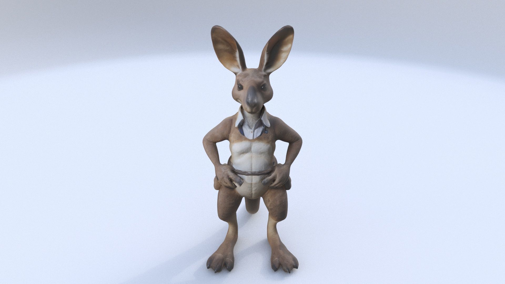 Kangaroo 3D model_1