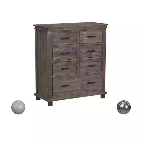 Glacier Point 7-Drawer Chest 3D model
