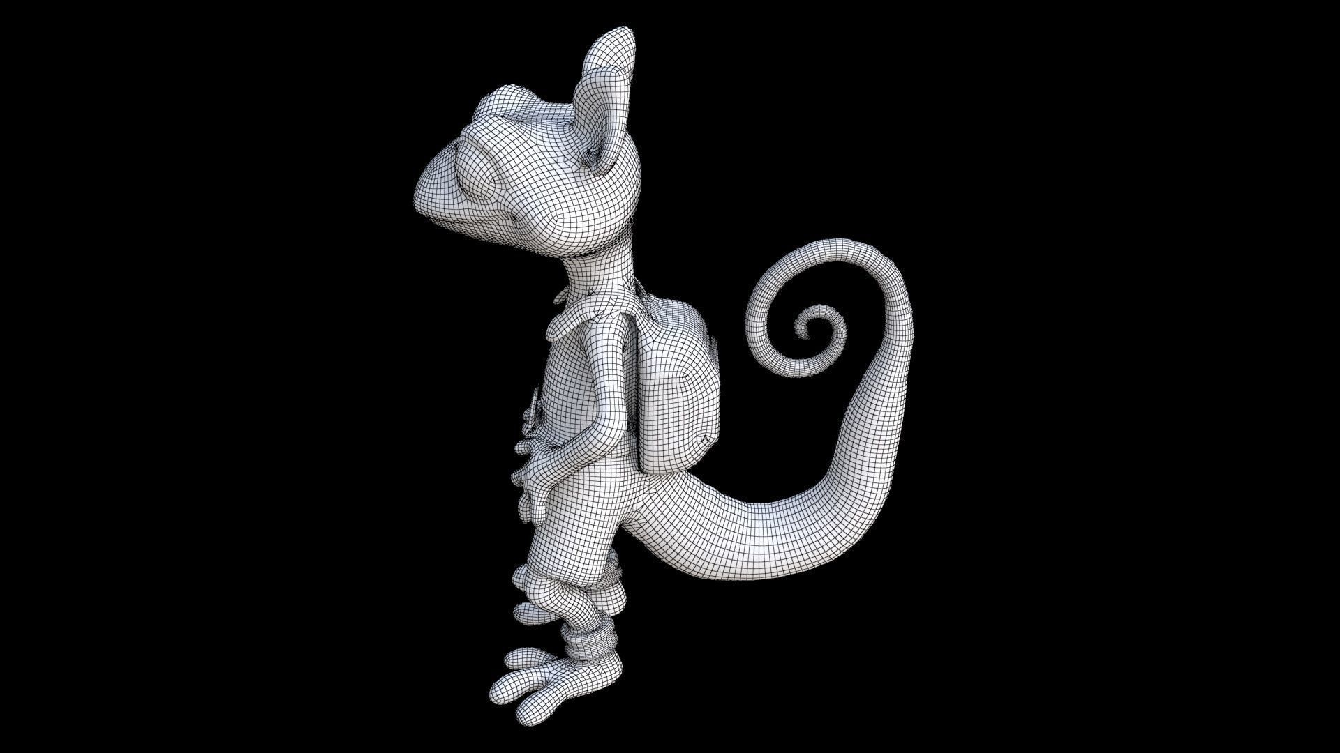 Salamander 3D model_7