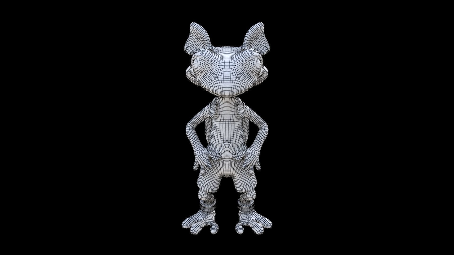 Salamander 3D model_6
