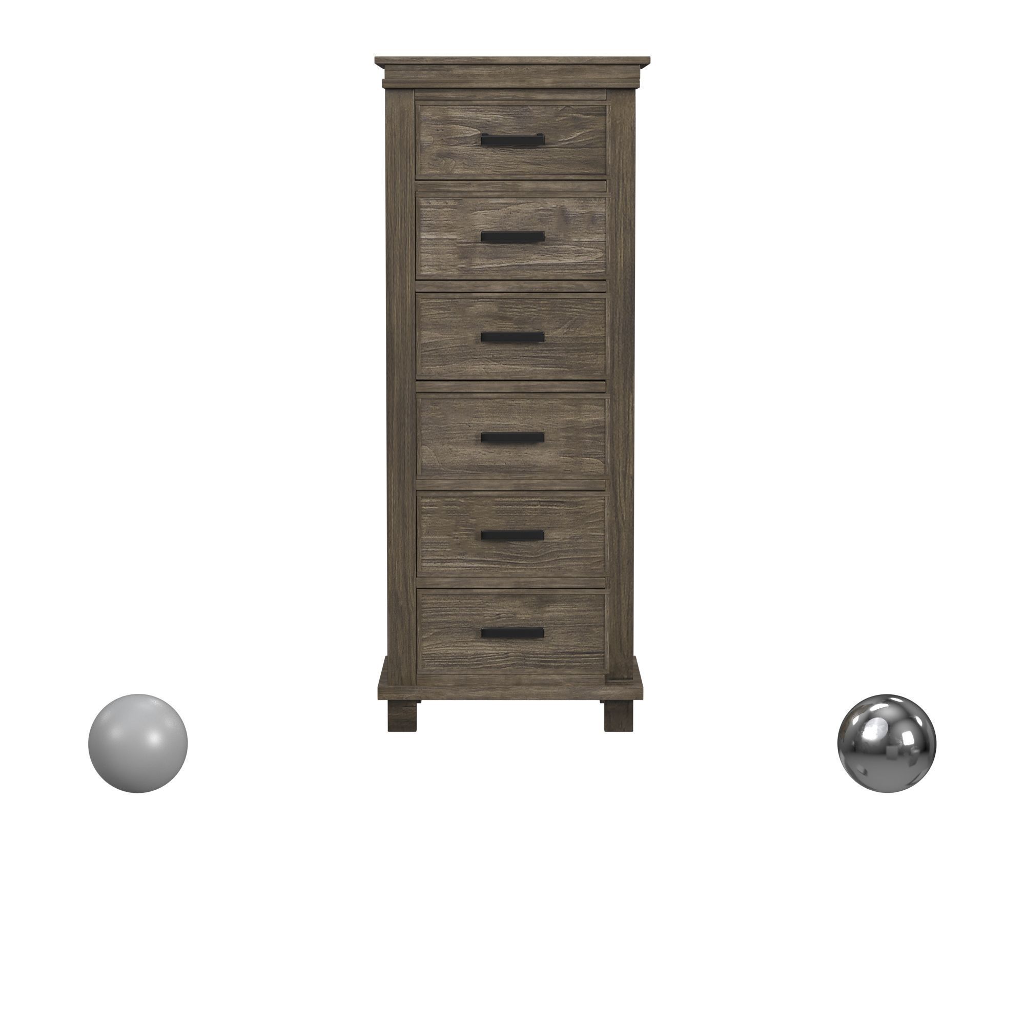 America Lingerie Chest 3D model_1