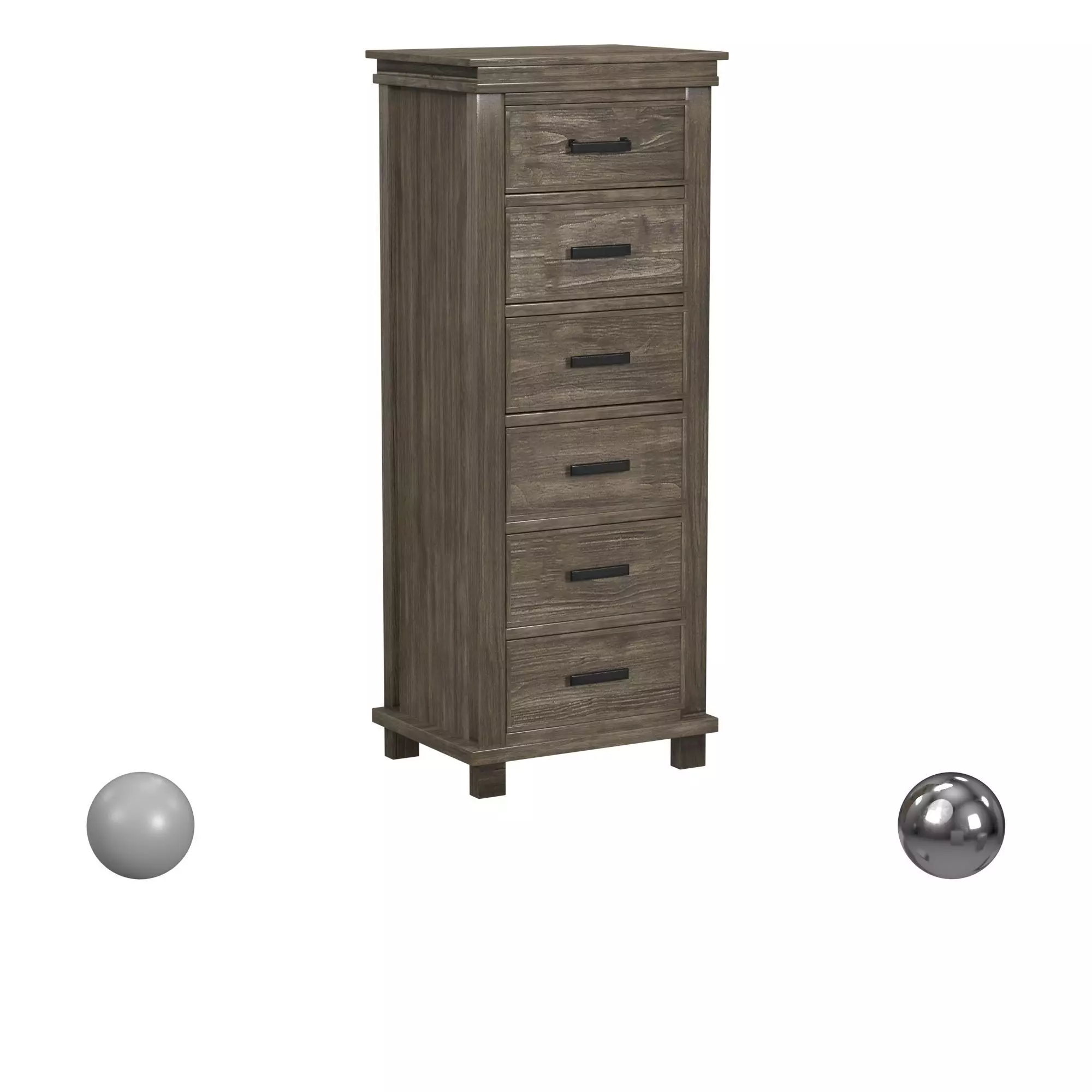 America Lingerie Chest 3D model_0