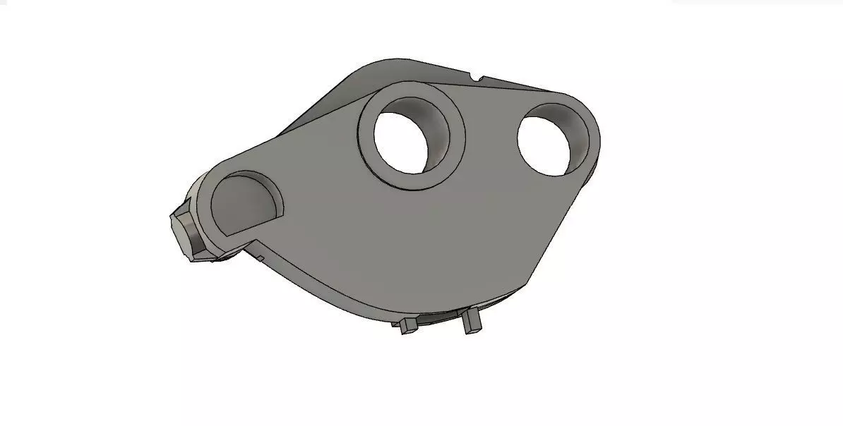 Sprinter Reverse plastic replacement  3D print model_0