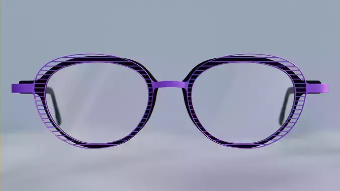 Glasses Oval Framed