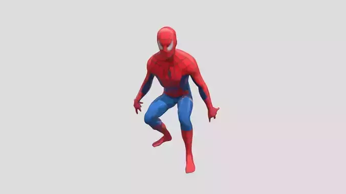 Spider Hero High Quality 3D Model 