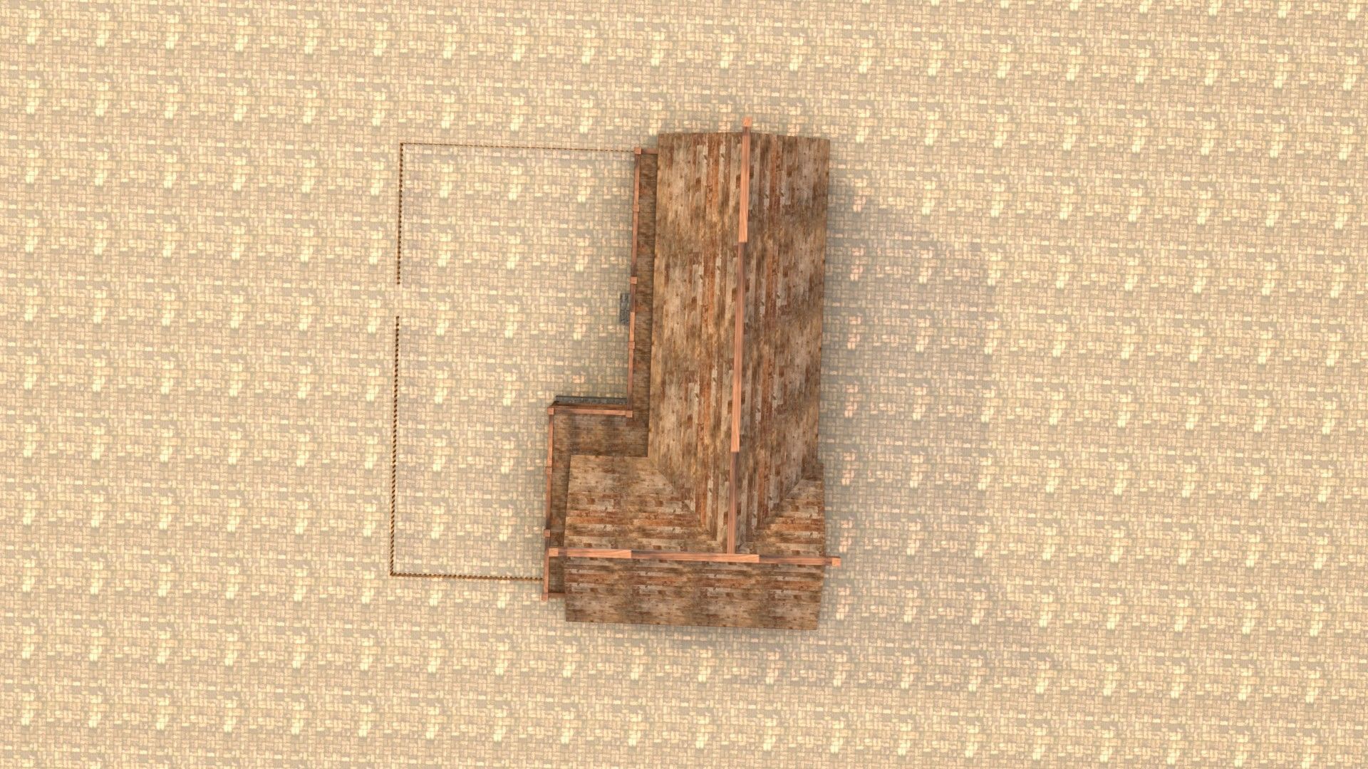 Stylized Medieval Town House Low Poly 3D Model Low-poly 3D model_14