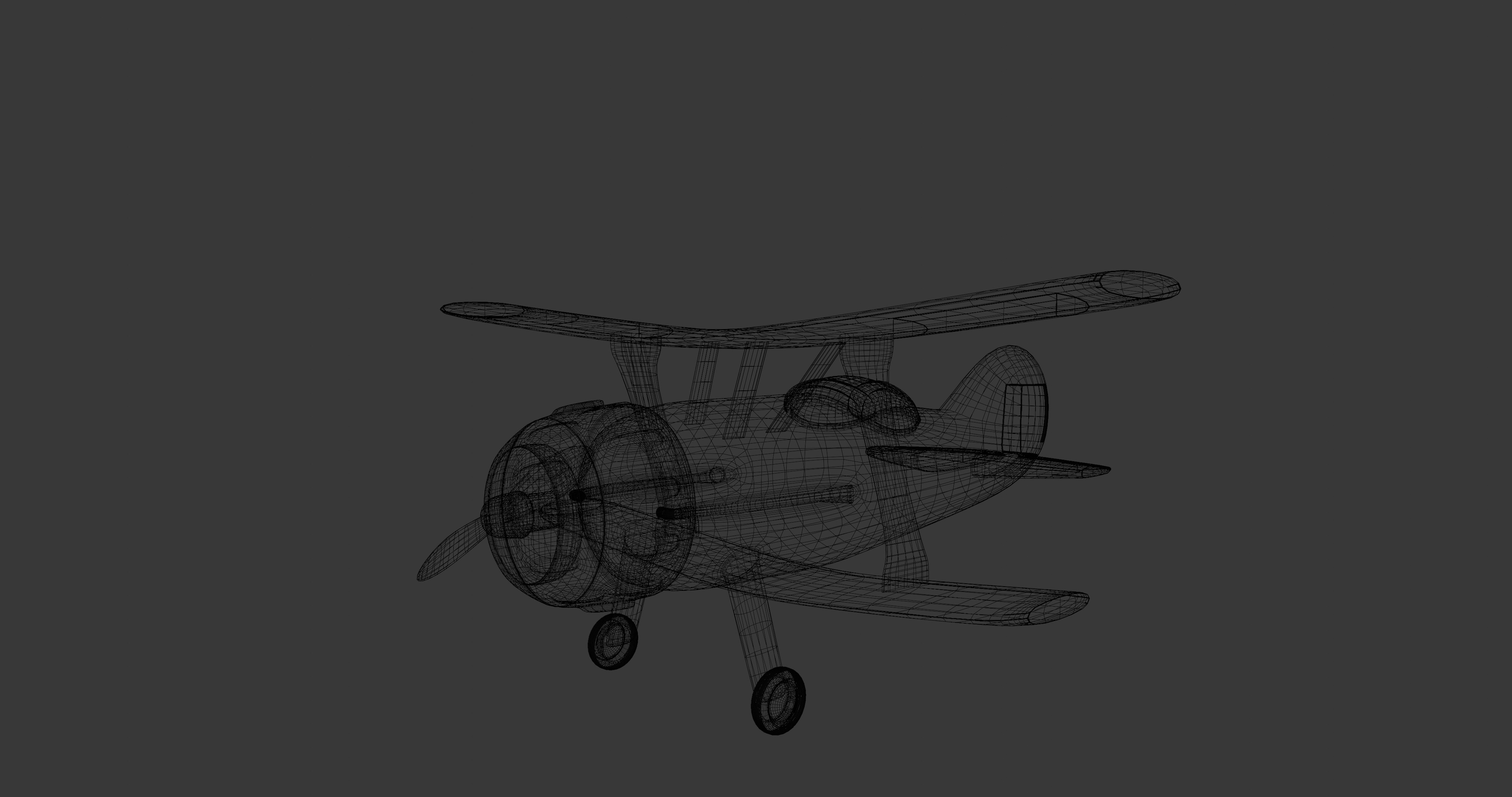 Military Airplane for 3D Printing 3D print model_3