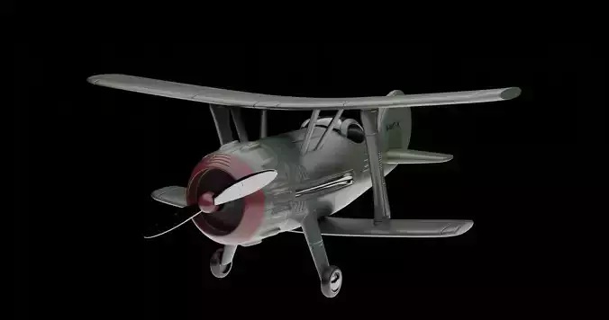 Military Airplane for 3D Printing