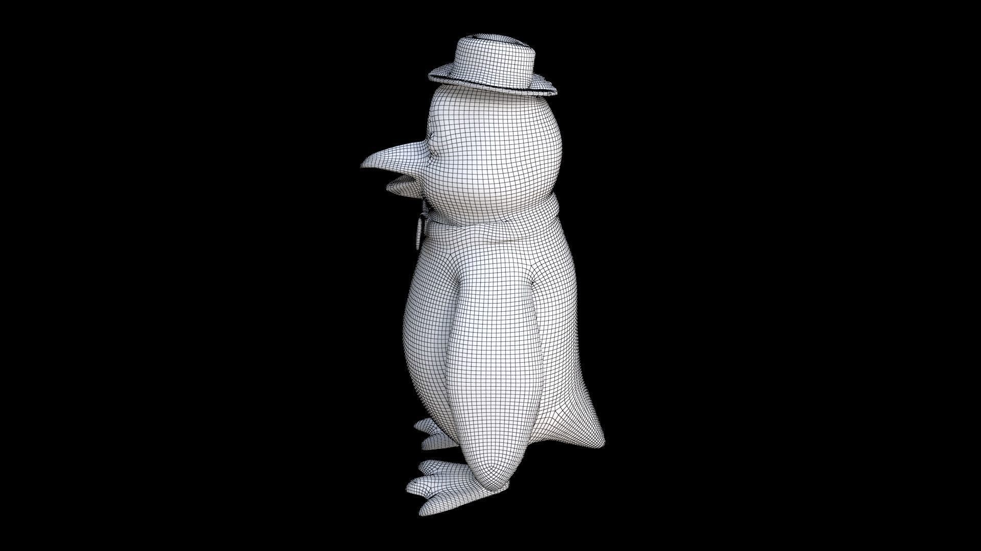 Penguin 3D model_7