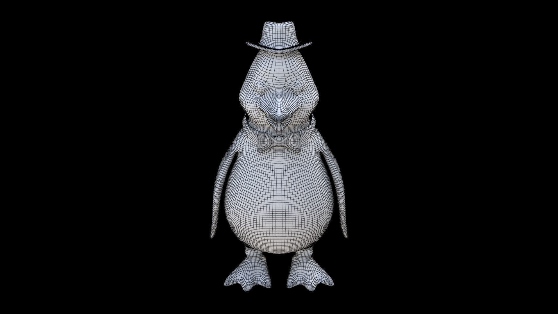 Penguin 3D model_6