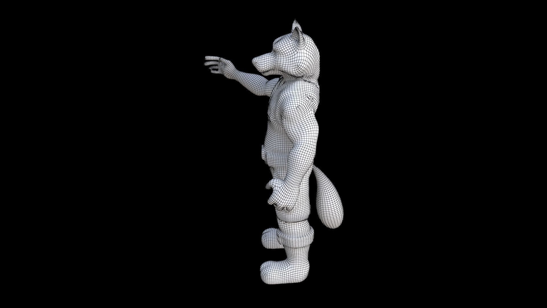 Wolf 3D model_7