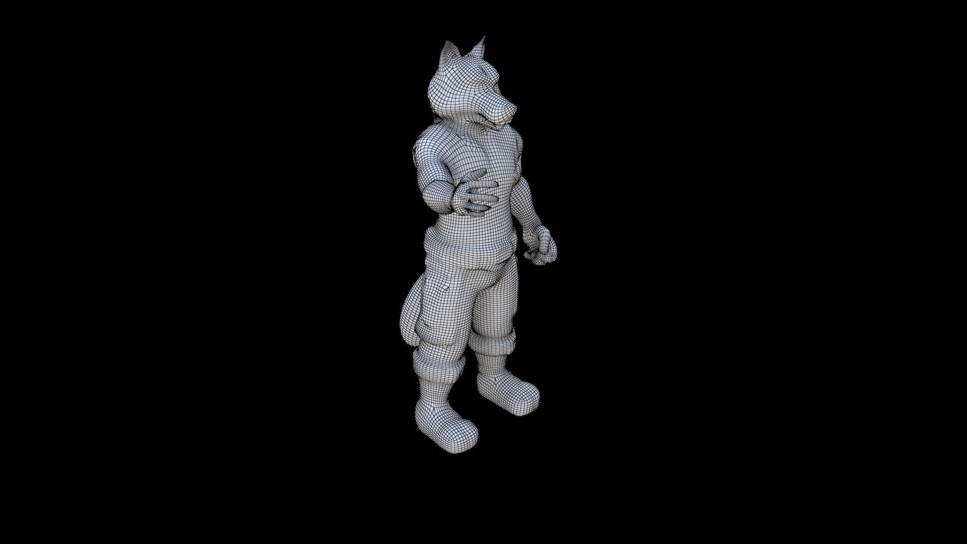 Wolf 3D model_5