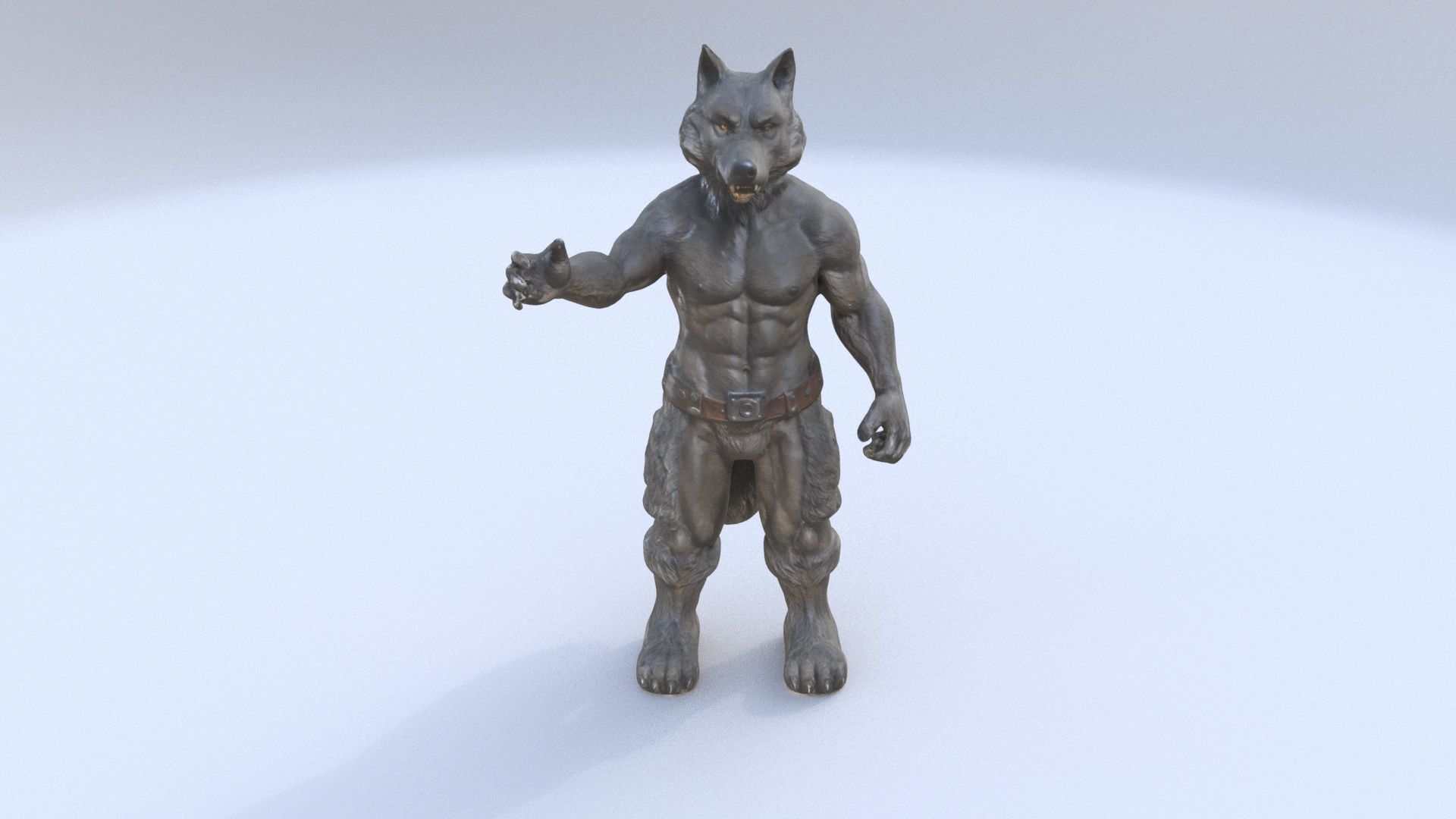 Wolf 3D model_1