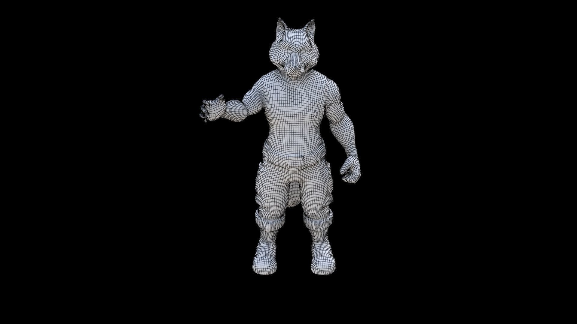 Wolf 3D model_6