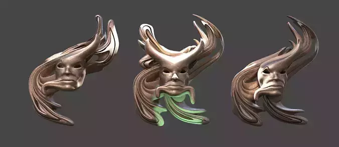 Snow white liquid mask 3 designs 