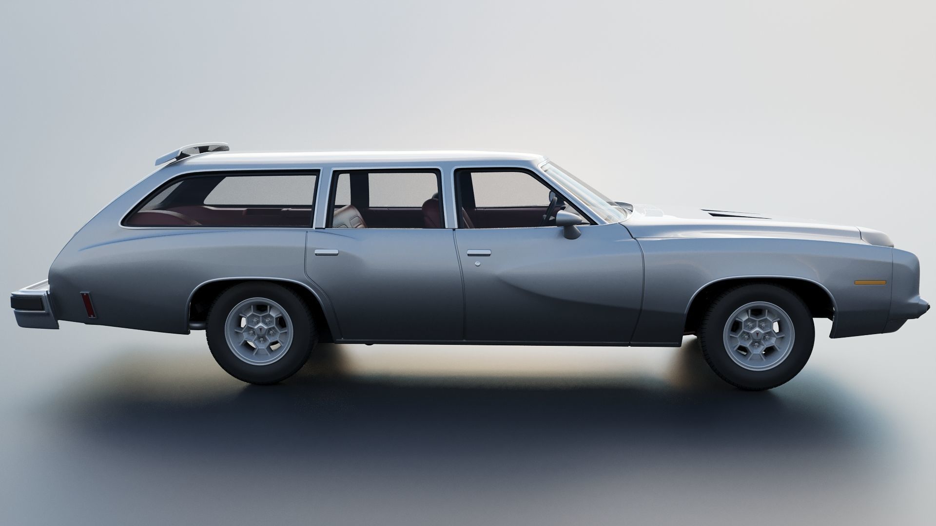 Pontiac Grand Am Station Wagon 1973  3D print model_7