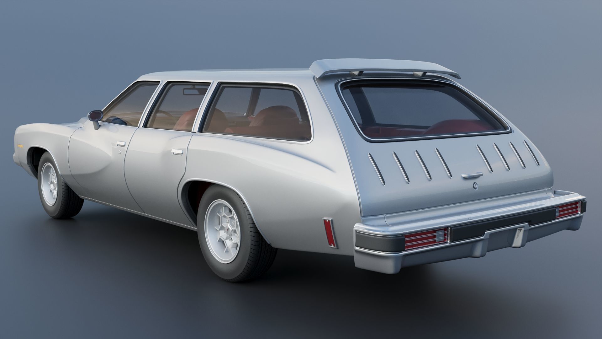 Pontiac Grand Am Station Wagon 1973  3D print model_3