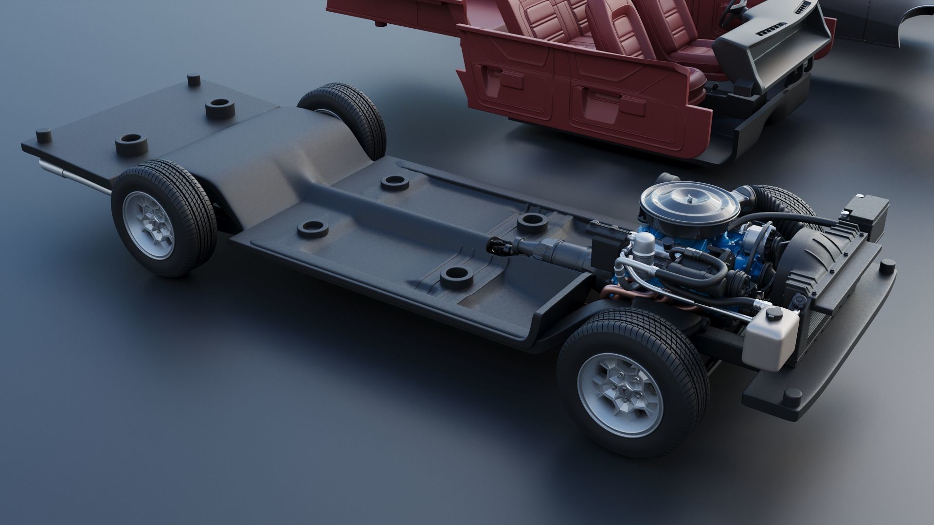 Pontiac Grand Am Station Wagon 1973  3D print model_26