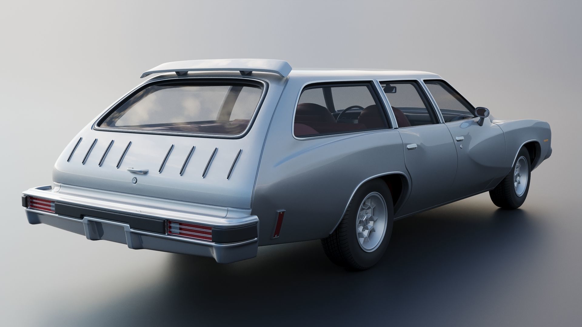 Pontiac Grand Am Station Wagon 1973  3D print model_5
