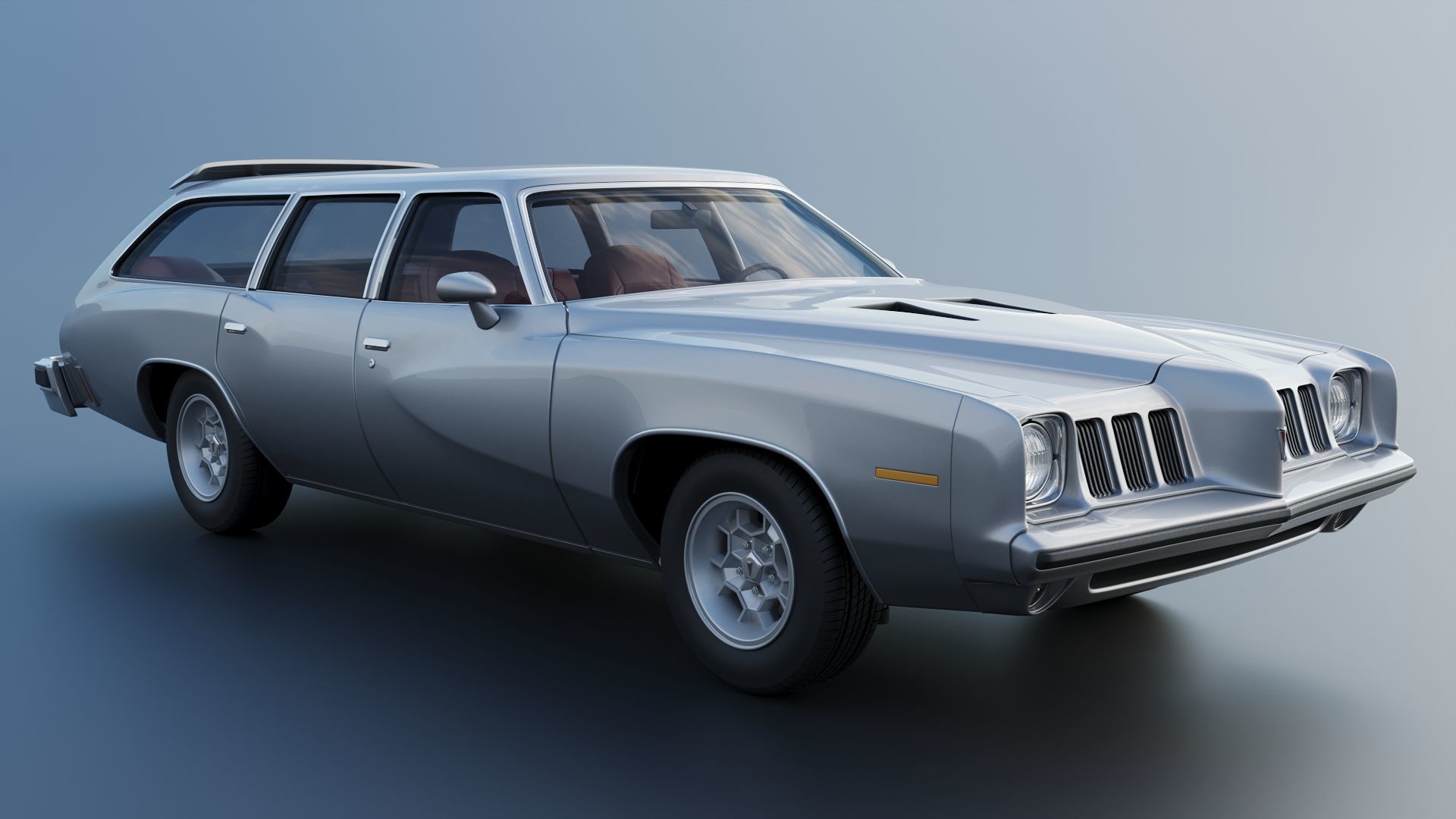 Pontiac Grand Am Station Wagon 1973  3D print model_8