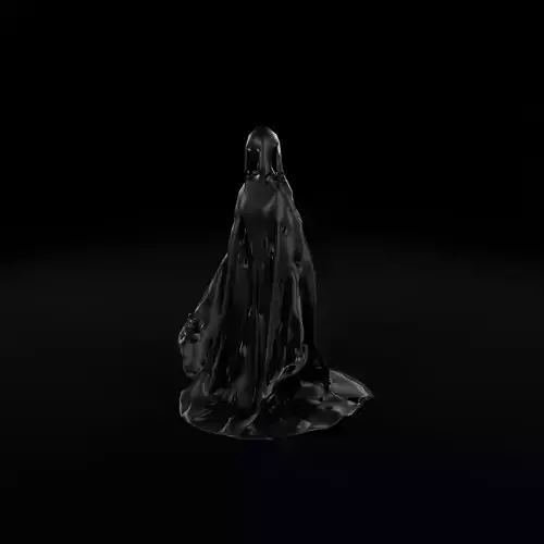 Shadow Wisp - Character for Games  Animation Low-poly 3D model