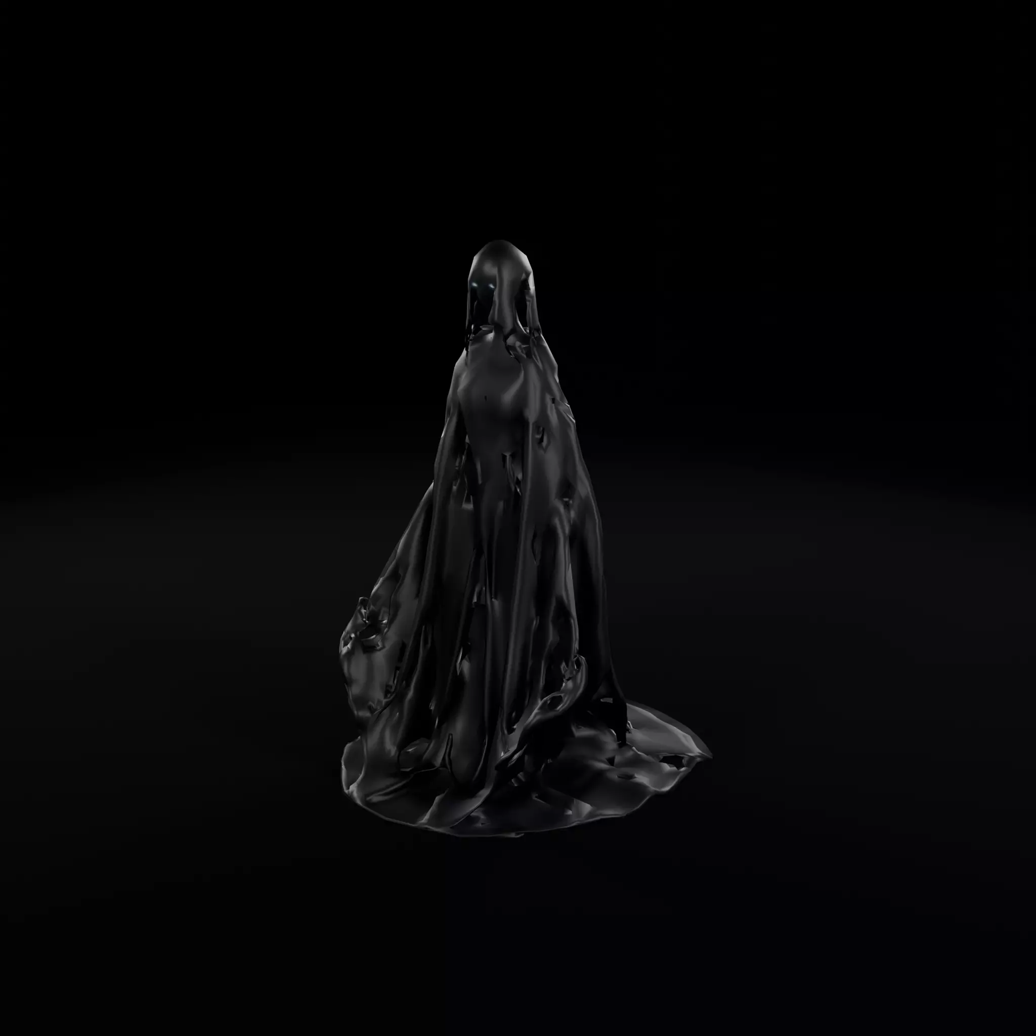 Shadow Wisp - Character for Games Animation Low-poly 3D model