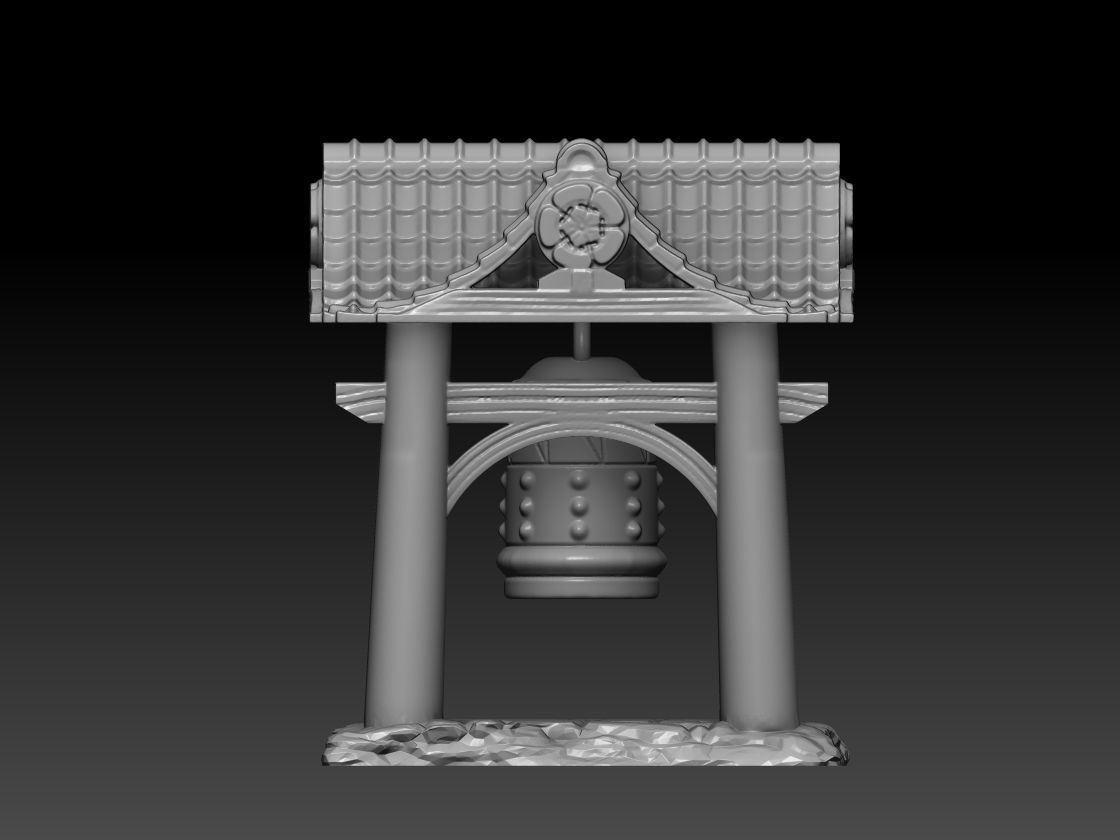 Shoro Bell Tower 3D print model_1