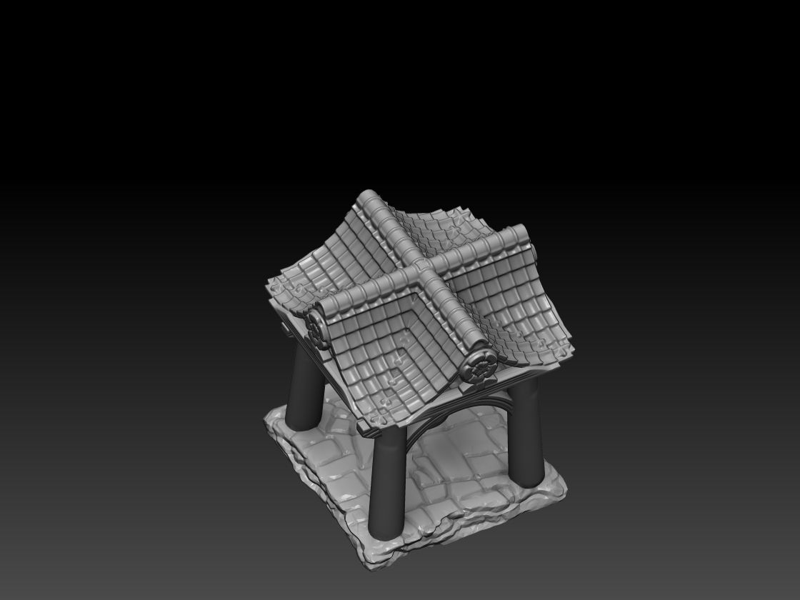 Shoro Bell Tower 3D print model_2