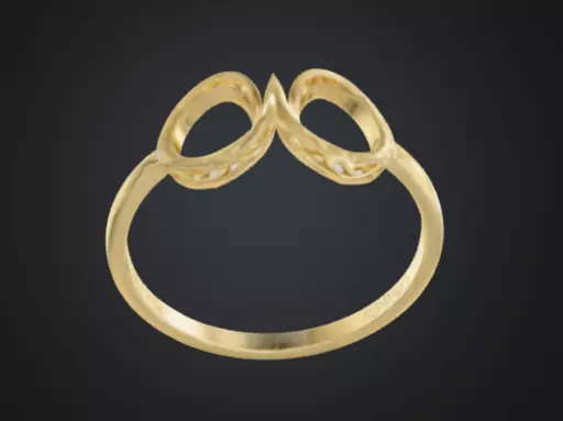 Valentines day ring 3D print model