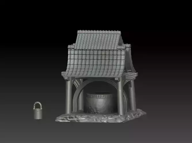 Traditional Well 3D print model