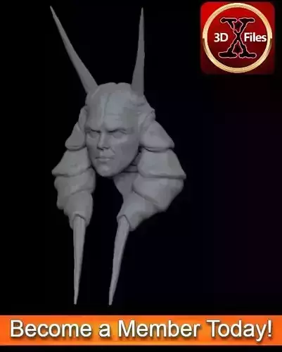 Star wars Head sculpt - Mas Amedda Chagrian - Action Figure  3D print model