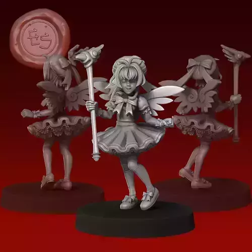 Sakura Kinomoto - Cardcaptor Sakura - 32mm Miniature