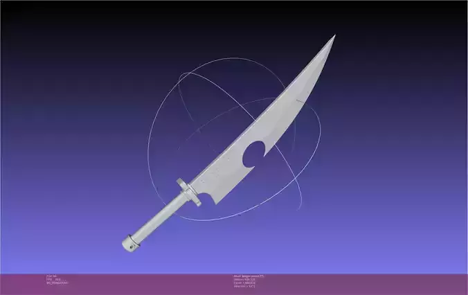 Demon Slayer Uzui Tengen Sword 3D print model