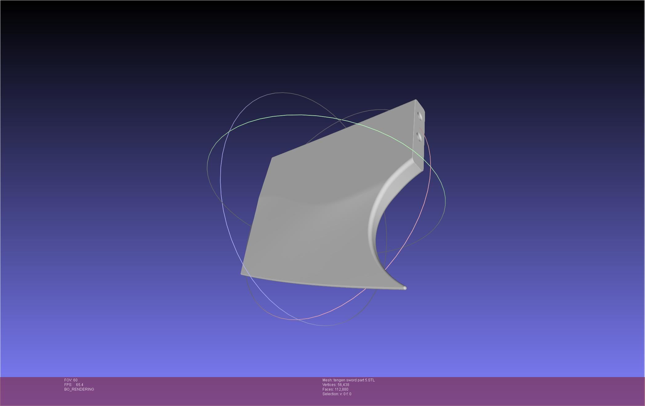 Demon Slayer Uzui Tengen Sword 3D print model_72