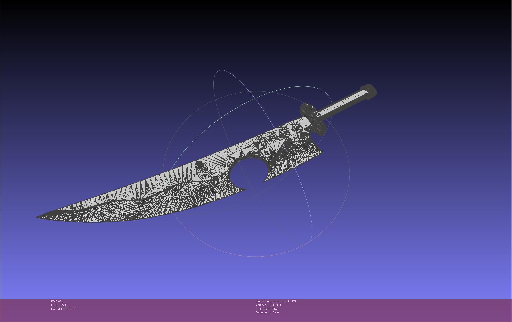 Demon Slayer Uzui Tengen Sword 3D print model_116