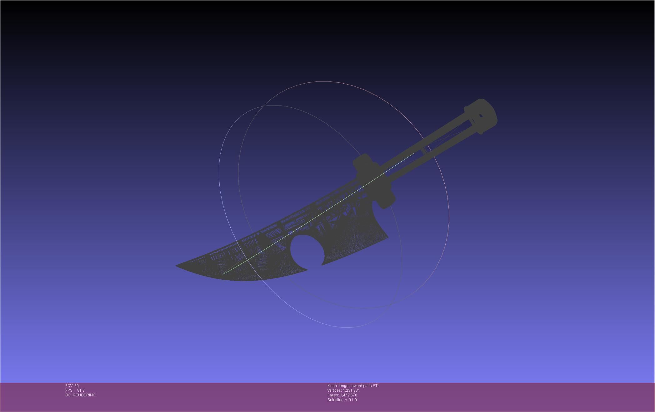 Demon Slayer Uzui Tengen Sword 3D print model_118