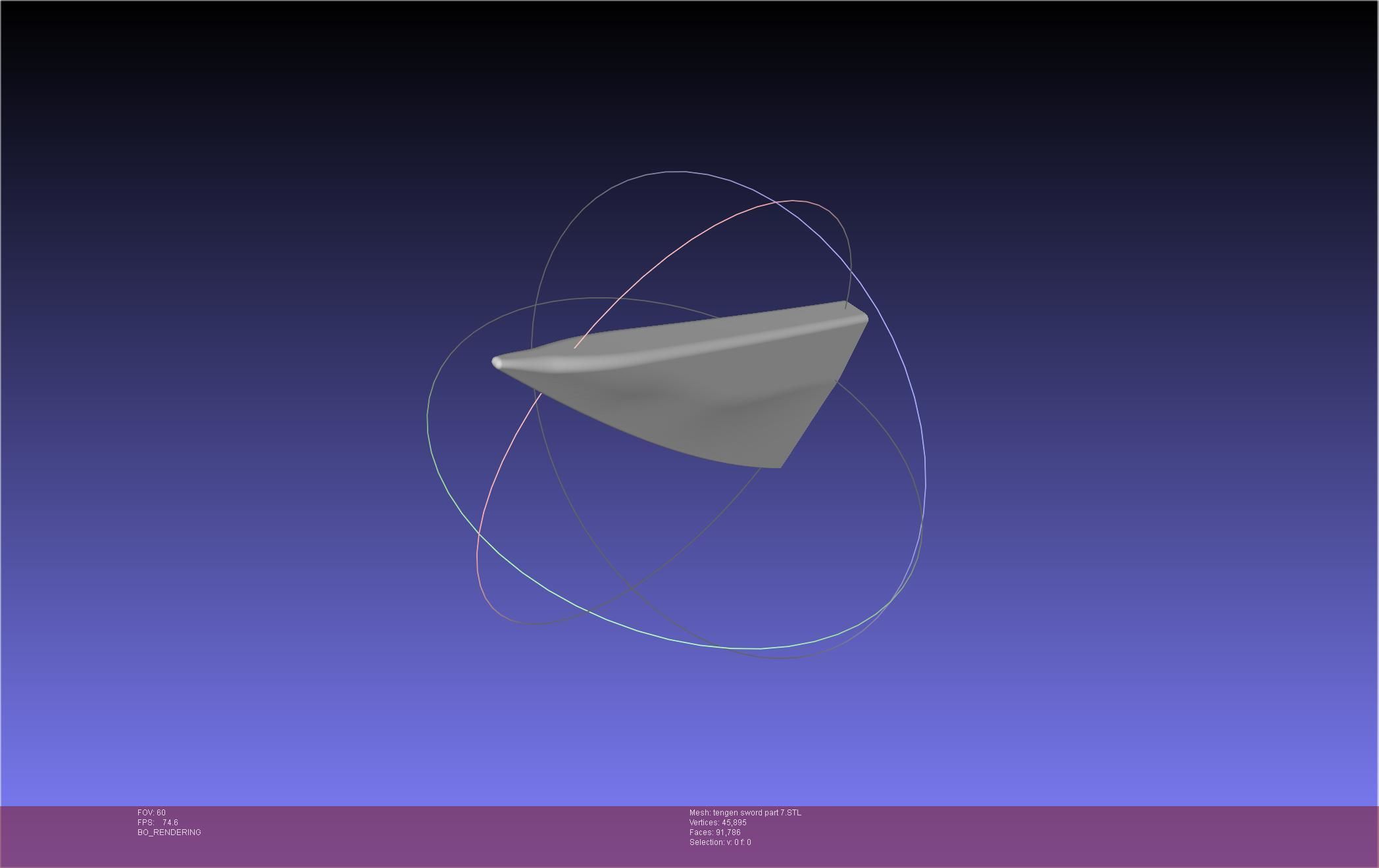 Demon Slayer Uzui Tengen Sword 3D print model_99