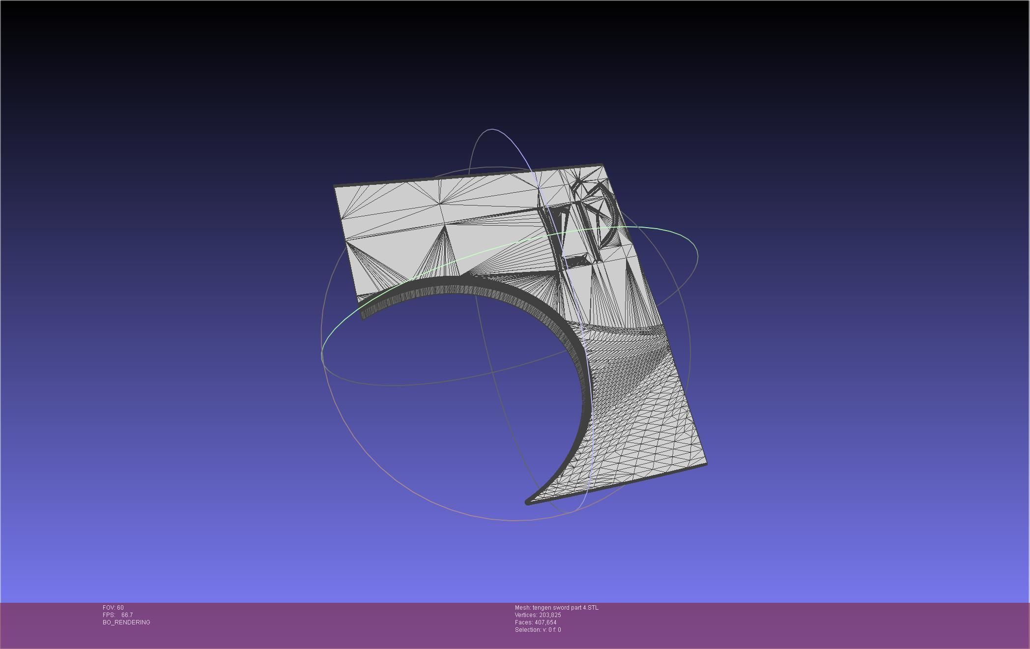 Demon Slayer Uzui Tengen Sword 3D print model_104