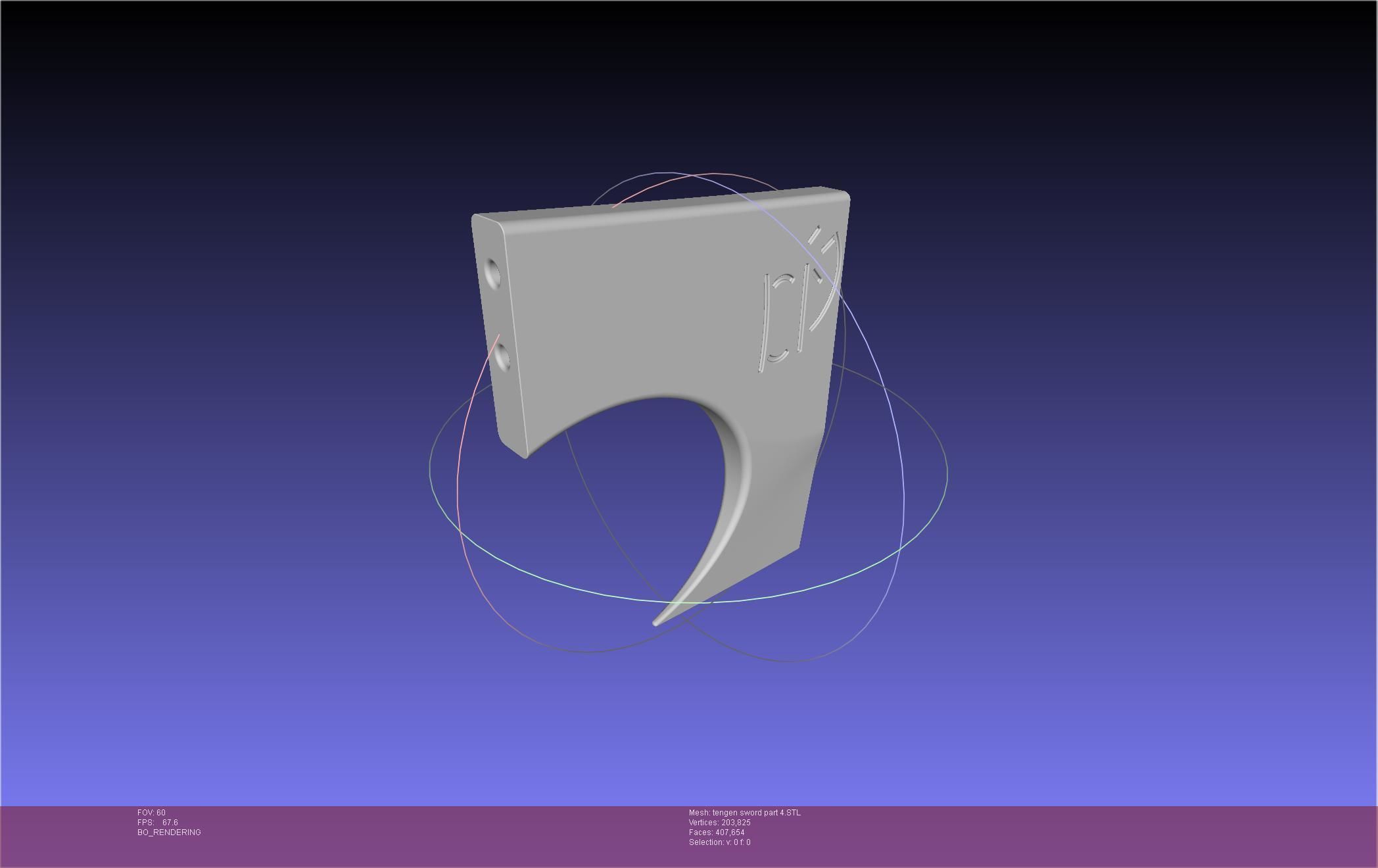 Demon Slayer Uzui Tengen Sword 3D print model_59